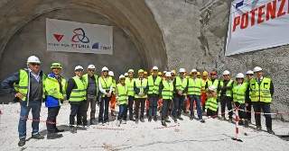 Raddoppio ferroviario Orte-Falconara, abbattuto diaframma della galleria Valtreara